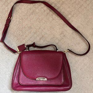 Kate Spade Pine Grove Way Alexya Merlot Satchel